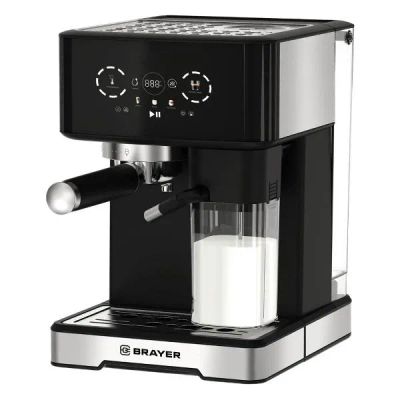 Лот: 25561770. Фото: 1. Кофеварка рожковая Brayer BR1146. Чайники, кофемашины, кулеры