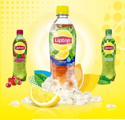 Лот: 10128660. Фото: 1. Холодный чай Липтон ( Lipton ice... Чай, кофе, какао