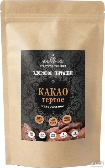 Лот: 13877901. Фото: 1. Тёртое какао, 100 г. Чай, кофе, какао