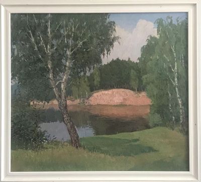 Лот: 23452799. Фото: 1. Картина "Знойный денек" от народного... Картины, гравюры