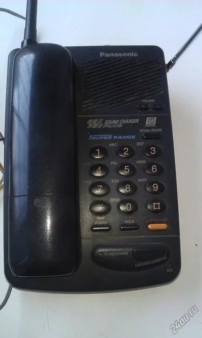 Лот: 8402466. Фото: 1. Телефон Panasonic (база + трубка... DECT и радиотелефоны