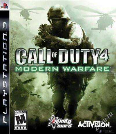 Лот: 2467341. Фото: 1. CALL OF DUTY 4 modern warfare. Игры для консолей