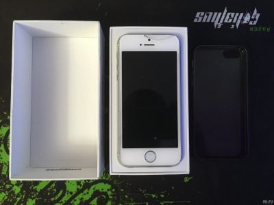 Лот: 13265053. Фото: 1. Apple iPhone 5S 32Gb Silver. Смартфоны