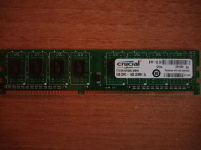 Лот: 14276505. Фото: 1. Crucial ct51264bd160bj DDR3L -... Оперативная память