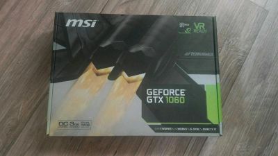 Лот: 13954647. Фото: 1. Geforce gtx 1060 3gb msi. Видеокарты