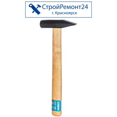Лот: 25729640. Фото: 1. Молоток слесарный Сибин деревянная... Ручной инструмент