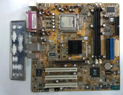 Лот: 11349549. Фото: 1. Материнская плата ASUS P5S800-VM... Материнские платы