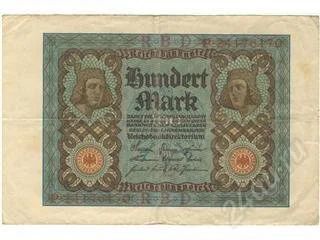 Лот: 132995. Фото: 1. Германия. 100 марок 1920г. Европа