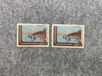 Лот: 25847093. Фото: 1. Набор из 2 коллекционных спичечных... Бутылки, пробки, этикетки