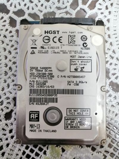 Лот: 20592762. Фото: 1. жесткий диск для ноутбука Hitachi... Жёсткие диски (HDD)