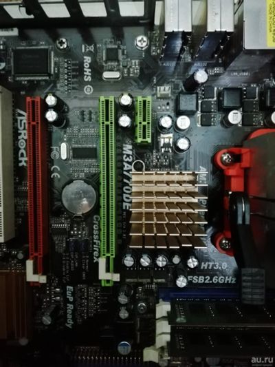 Лот: 17784356. Фото: 1. AsRock M3A770DE + amd athlon 2... Материнские платы
