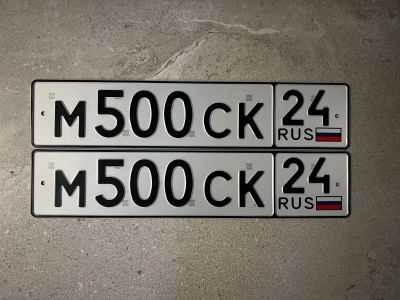 Лот: 24422186. Фото: 1. Продам гос.номер М 500 СК 24. Госномера
