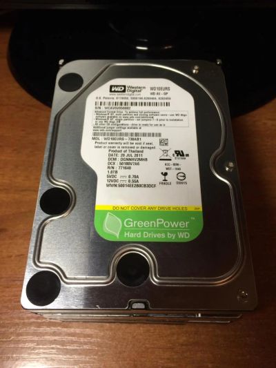Лот: 6453434. Фото: 1. Жесткий диск(винт, HDD) WD10EURS... Жёсткие диски (HDD)
