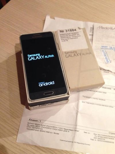 Лот: 6232203. Фото: 1. Samsung galaxy alpha 32 gb... Смартфоны