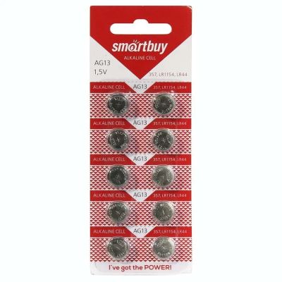 Лот: 25720345. Фото: 1. Элемент питания SMARTBUY AG13... Батарейки, аккумуляторы, элементы питания