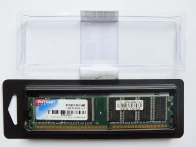 Лот: 9042476. Фото: 1. DDR1 - 1024Mb Patriot (одной планкой... Оперативная память