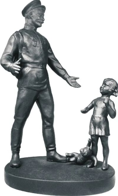 Лот: 3195030. Фото: 1. кабинетная фигурка-художественое... Скульптуры