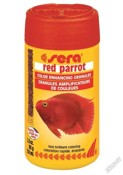Лот: 5878718. Фото: 1. Корм Sera Red Parrot для рыб... Корма