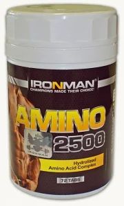 Лот: 6157245. Фото: 1. Аминокислоты Ironman Amino 2500... Спортивное питание, витамины