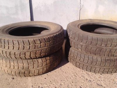 Лот: 9863956. Фото: 1. dunlop studless 155R13 6P.R LT... Шины