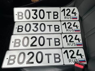 Лот: 20180276. Фото: 1. Продам гос.номер В 030 ТВ 124. Госномера