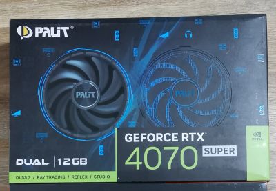 Лот: 21338154. Фото: 1. RTX 4070 Super Palit Новые RTX4070... Видеокарты