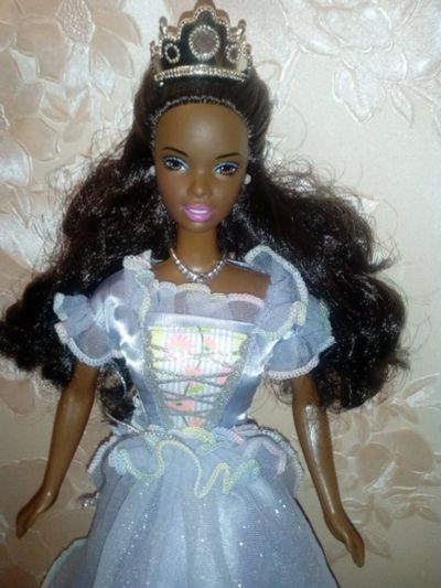 Лот: 12036117. Фото: 1. Барби принцесса (негритянка). Куклы и аксессуары