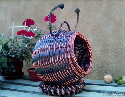 Лот: 18897686. Фото: 1. Плетеный домик шар для питомца. Домики, переноски, клетки, когтеточки