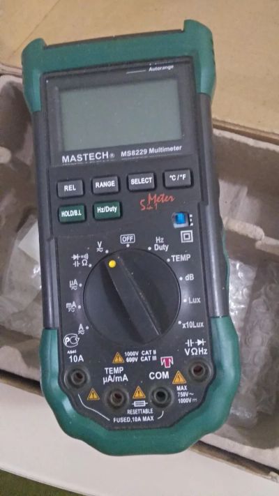 Лот: 20065597. Фото: 1. мультиметр Mastech ms8229 б/у. Радиолюбительский инструмент