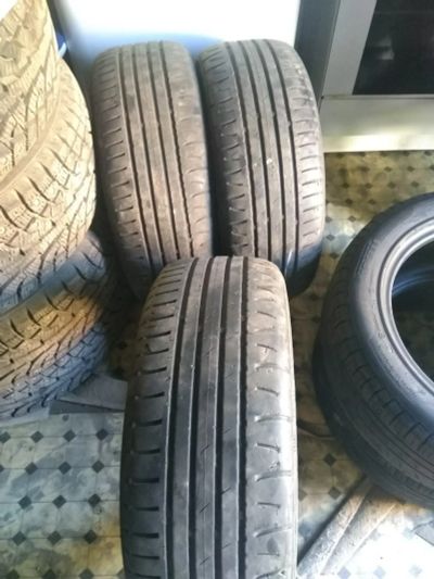 Лот: 16073585. Фото: 1. Nokian 205/55R16 94V XL (3 шт... Шины