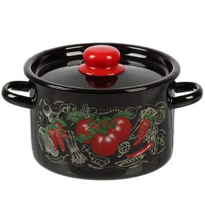 Лот: 24633038. Фото: 1. Кастрюля эмалированная сталь... Кастрюли