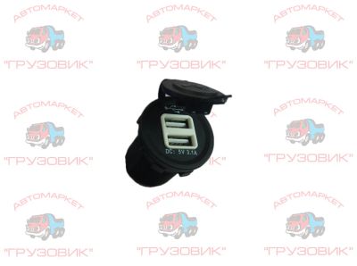 Лот: 11763564. Фото: 1. Розетка 2 USB водонепроницаемая... Электрооборудование