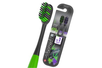 Лот: 23678762. Фото: 1. Набор зубных щёток biomed Black. Уход за полостью рта