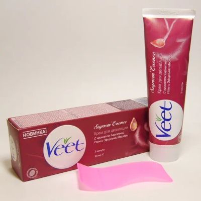 Лот: 23731161. Фото: 1. Veet Суприм Эссенс Крем-депилятор... Лекарства