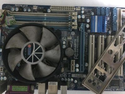 Лот: 10556548. Фото: 1. Мат. Плата gigabyte ga- p55ud3l... Материнские платы