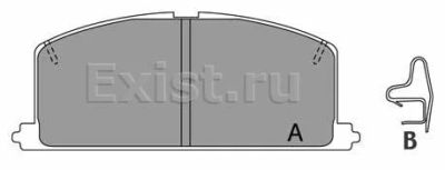 Лот: 7221237. Фото: 1. Колодки тормозные передние Siffert... Тормозная система