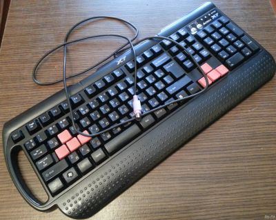 Лот: 15039948. Фото: 1. Клавиатура A4Tech X7-G700 Black... Клавиатуры и мыши