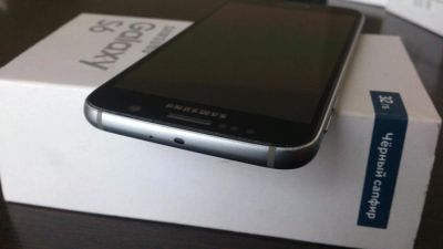 Лот: 10148356. Фото: 1. Samsung galaxy S6 32gb Чёрный... Смартфоны