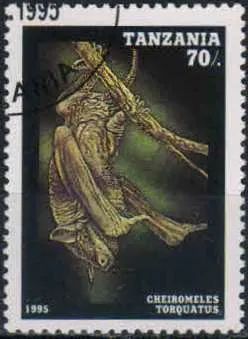 Лот: 21421511. Фото: 1. 1995. Танзания. Летучие мыши... Марки