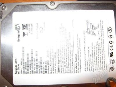 Лот: 433866. Фото: 1. Seagate Barracuda 160 Gb Sata... Жёсткие диски (HDD)