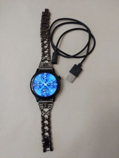 Лот: 24812430. Фото: 1. смарт-часы с экраном amoled 466... Смарт-часы, фитнес-браслеты, аксессуары