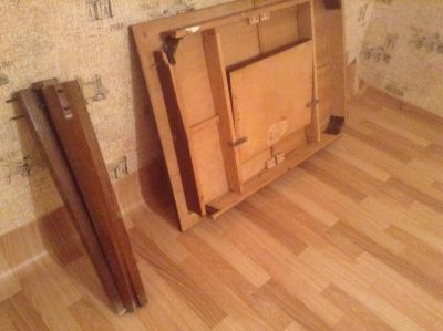 Лот: 8257773. Фото: 1. Стол раздвижной из массива. Компьютерные и письменные столы