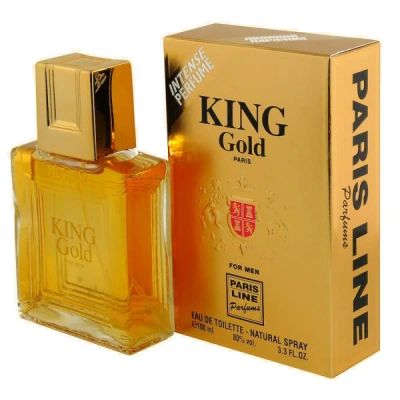 Лот: 11146250. Фото: 1. Paris Line men King Gold Туалетная... Мужская парфюмерия