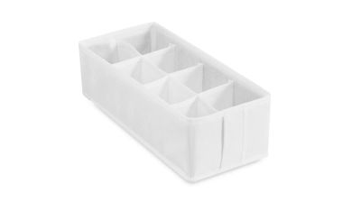 Лот: 25568883. Фото: 1. Органайзер 8 ячеек Box, цвет белый. Корзины, контейнеры