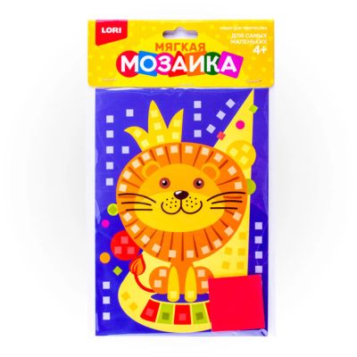 Лот: 16276779. Фото: 1. Мягкая мозаика. Малый набор "Лев... Конструкторы