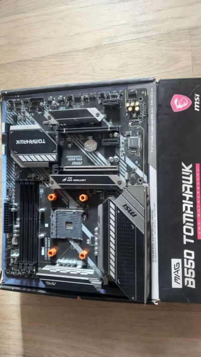Лот: 25604803. Фото: 1. Материнская плата MSI MAG B550... Материнские платы