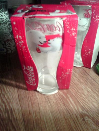 Лот: 10384164. Фото: 1. бокал стакан Coca-Cola зимняя... Кружки, стаканы, бокалы