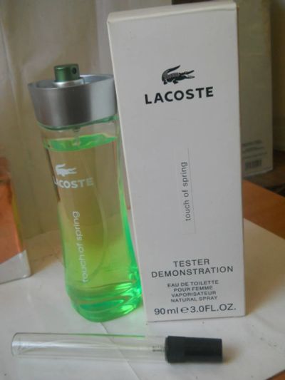 Лот: 13316936. Фото: 1. Touch of Spring Lacoste 10мл тестер. Женская парфюмерия
