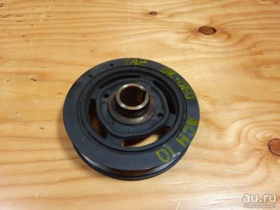 Лот: 18535898. Фото: 1. Шкив коленвала Toyota Gaia ACM10... Двигатель и элементы двигателя