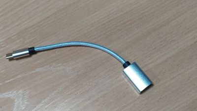 Лот: 21180313. Фото: 1. Переходник Type-C - USB на проводе... Шлейфы, кабели, переходники